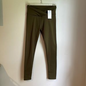 Olive green leggings